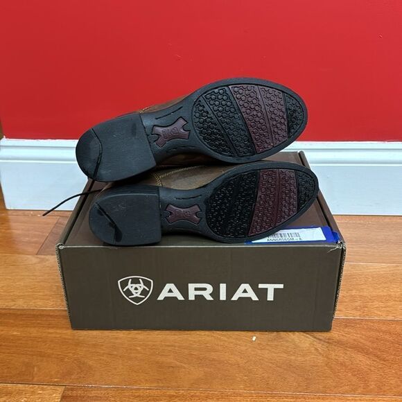 NIB Ariat Womens Heritage Lacer II Boots 10002147 Distressed Brown size 7 wide - Picture 5 of 10